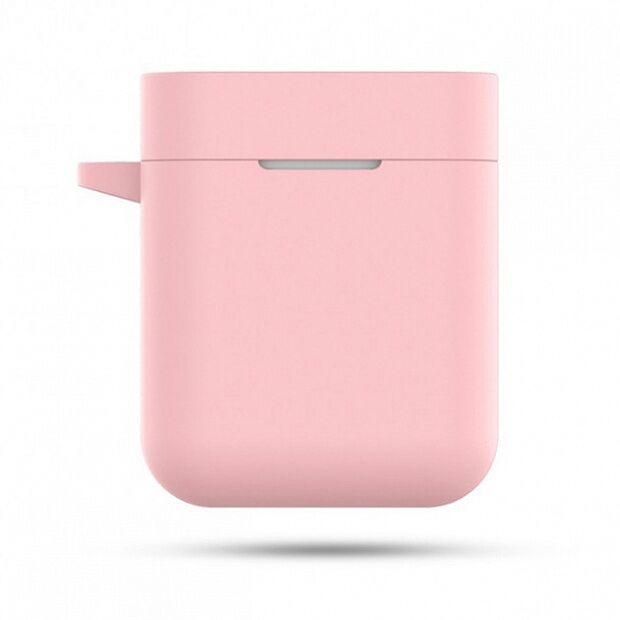 Силиконовый чехол для наушников Xiaomi Airdots Pro (Pink/Розовый) - 1