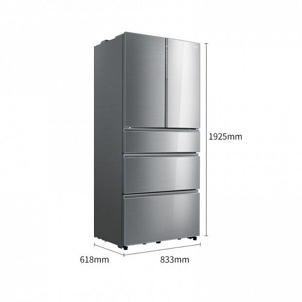 Холодильник Xiaomi CHIQ Fridge Caesar Ash BCD-482WQ3M (Silver/Серебристый) - 3