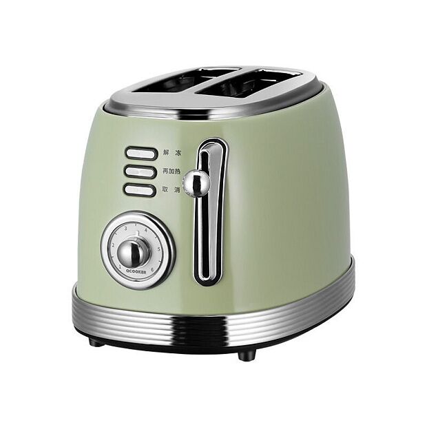 Тостер-гриль Ocooker Small Retro Toaster (Green) - 2