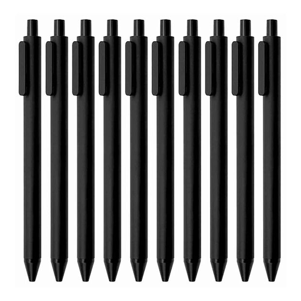 Набор гелевых ручек Kaco Pure Plastic Gel Ink Pen 10 Pack (Black) - 2