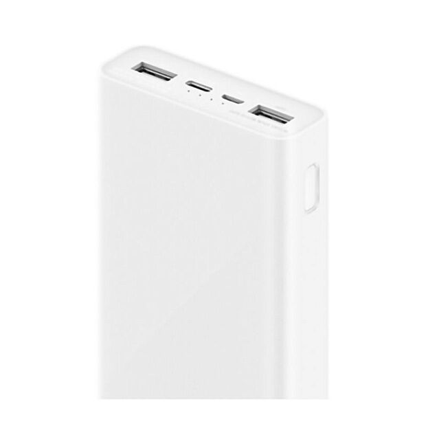 Внешний аккумулятор Xiaomi Mi Power Bank 3 20000 mAh (PLM18ZM) (White/Белый) - 2
