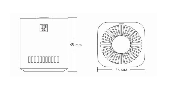 Мини-очиститель воздуха Xiaomi Zero Fog Photocatalyst (White/Белый) - 2