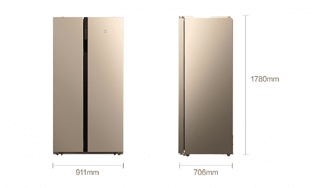 Холодильник Viomi Internet Refrigerator 603L BCD-603WMSA (Gold/Золотой) - 2